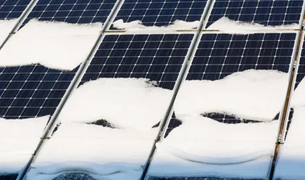 Photovoltaik- oder Solaranlagen Schneelast